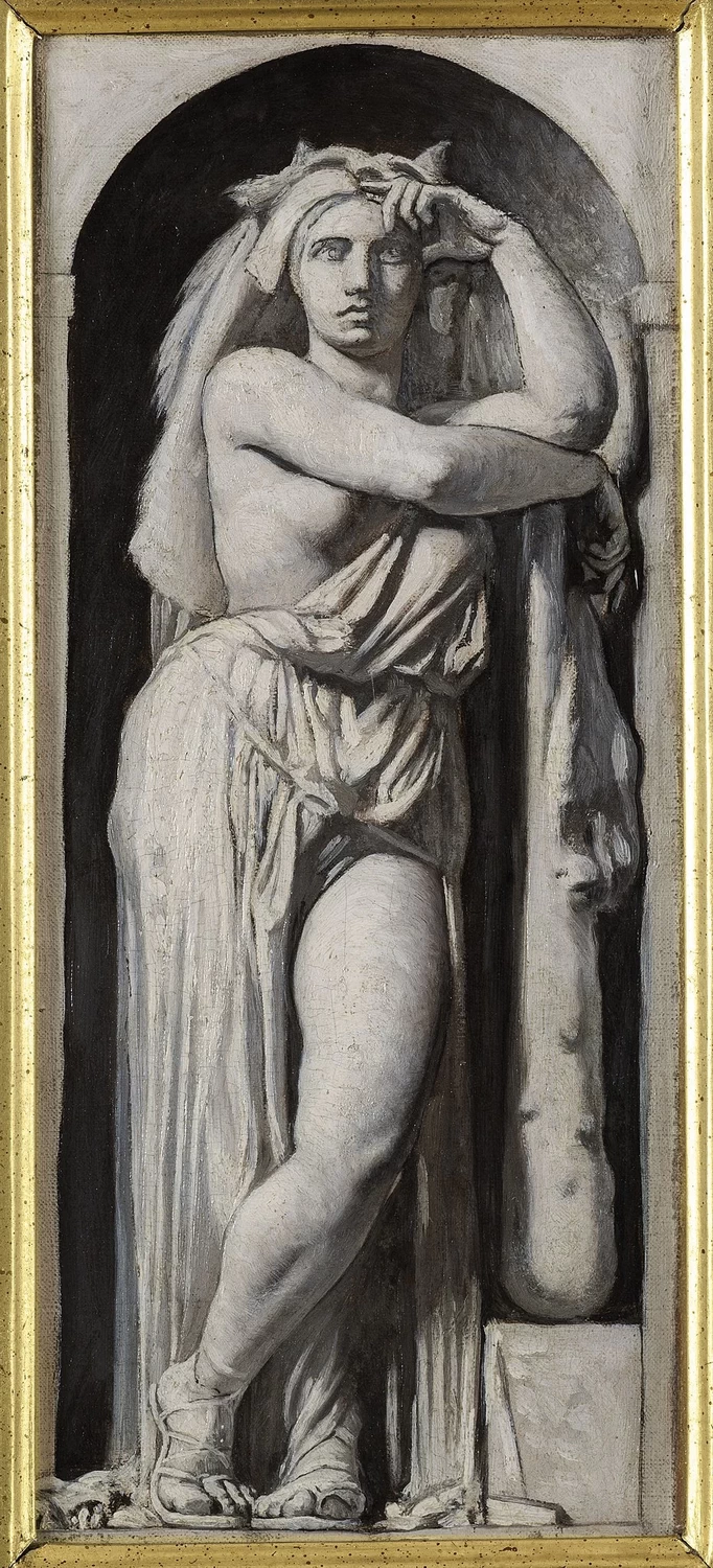 Léon Bonnat - Schizzo per l'aula della Cour des Assises del Palais de Justice di Parigi. La forza, Musée des Beaux, Arts de la ville de Paris